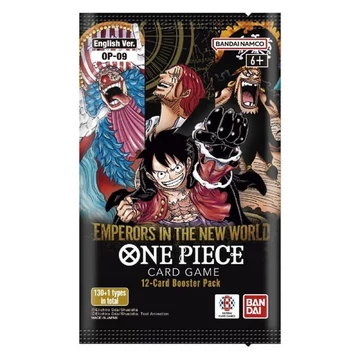 One Piece OP09 - &quot;Emperors in the New World&quot; - Booster csomag (ANGOL)