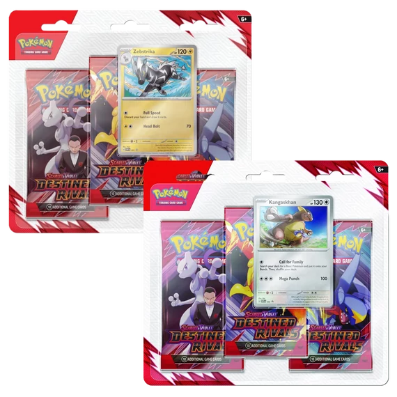 Pokémon Scarlet&Violet Destined Rivals - 3 pack blister (ANGOL)