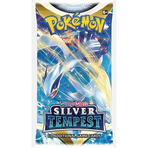 Pokémon Sword&Shield Silver Tempest - Booster csomag (ANGOL)
